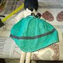 Vintage 1940s Papier Mache Doll, featuring a painted face on a soft fabric body, Image 4