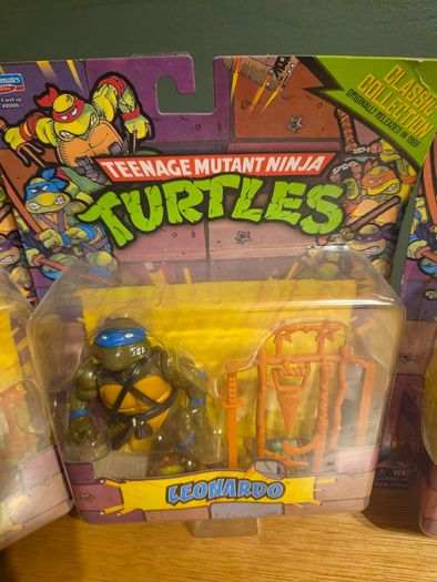 TMNT Ninja Turtles Classic Collection 2013 Complete Set of 4 Sealed Playmates
