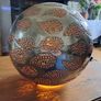 Silver spherical Lamp large Image 2