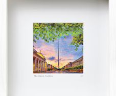 The Spire, O'Connell's Street, Dublin, mid size framed print, by artist Helen Mathews