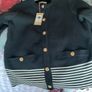cardigan Bnwt size small gallery black cardigan with gold buttons Image 9