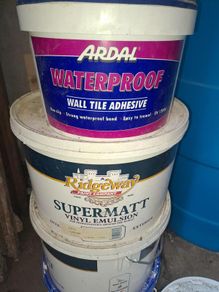 Free Paint and Tile Adhesive