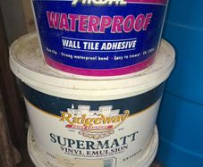 Free Paint and Tile Adhesive