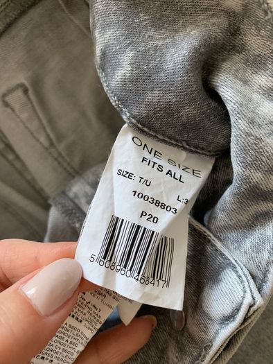 FITS ALL grey jeans like new