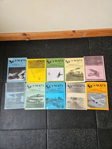 Lot of 10 Skyways The Journal of The Airplane 1920-1940 Book volumes 1-10