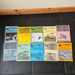 Lot of 10 Skyways The Journal of The Airplane 1920-1940 Book volumes 1-10