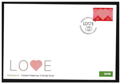 2016 Ireland Love and Marriage Commemorative Stamp An Post First Day Cover (FDC)