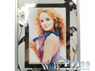 main image for ad 24533 Glass Photo Frame Pink Flowers