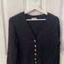 Savida black pearl button detail cardigan Image 4