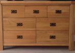 Solid Oak Chest Of Drawers