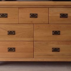 Solid Oak Chest Of Drawers