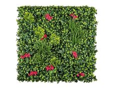 Beautiful Artificial wall plant with flowers like new