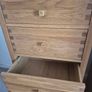 Solid oak chest of drawers Image 2