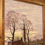 Large French oil painting in antique frame Image 10
