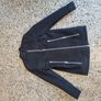 The Kooples wool and leather trimmed smart bomber jacket as new condition Image 5