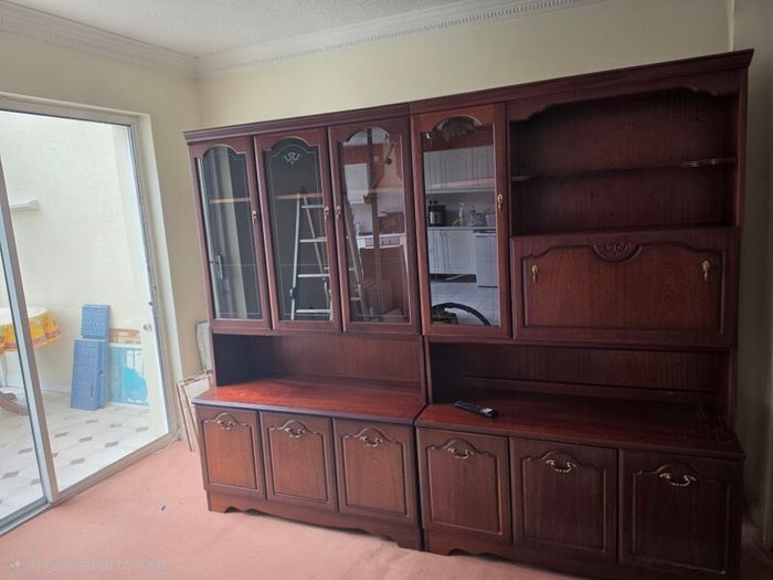Mahogany Display Cabinets Matching Pair - Rossmore