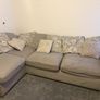 large grey corner sofa Image 2