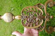 Victorian Brass Fire Dog or Antique Andiron