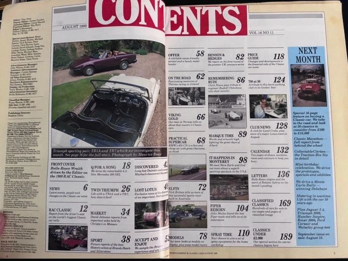 Classic Car Magazines x3