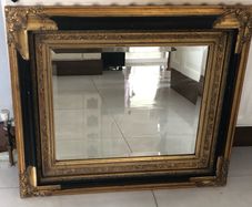 antique bevelled mirror
