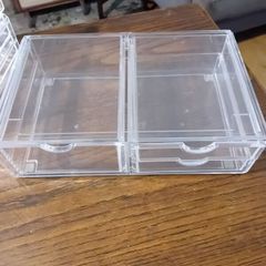 Acrylic makeup storage box