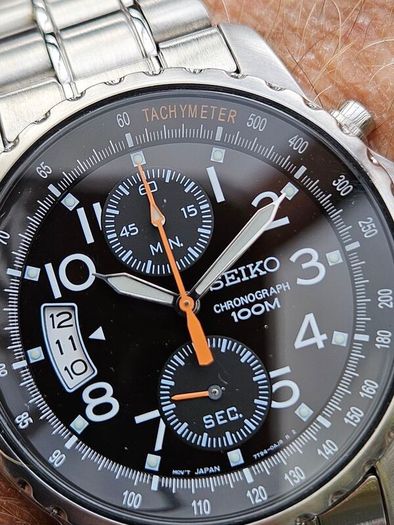 Watch Seiko Chronograph.