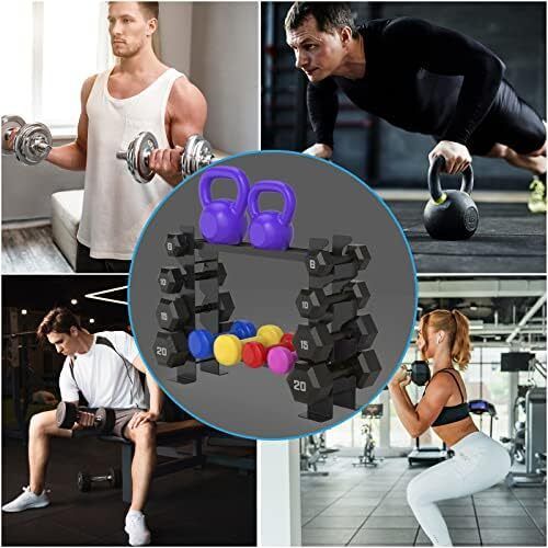 Dumbbell Rack Home Gym Weight Rack Dumbbell Storage Rack Multi-layer Weights Holder