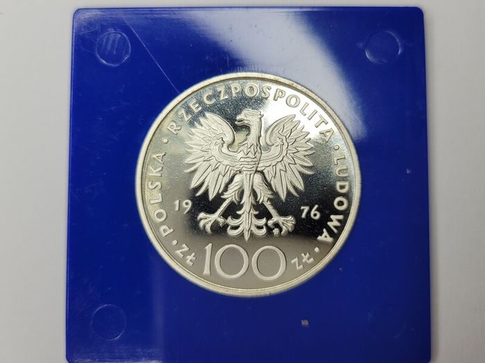 Poland 100 zlotych silver coin 1974,1976