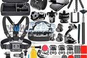 21344 52 in 1 Accessories Set Kit for Gopro Hero 1,2,3,3+,4, SJ4000, SJ5000, SJ6000, SJCAM, AMKOV, Andoer, SOOCOO,