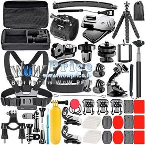 21344 52 in 1 Accessories Set Kit for Gopro Hero 1,2,3,3+,4, SJ4000, SJ5000, SJ6000, SJCAM, AMKOV, Andoer, SOOCOO,