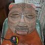 Vintage African Wooden Mask Image 4