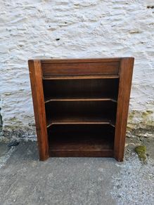 Mahogany Art Deco Book Case Writing Desk