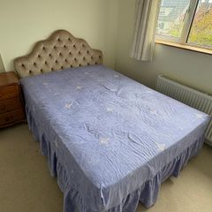 Queen bed with mattress