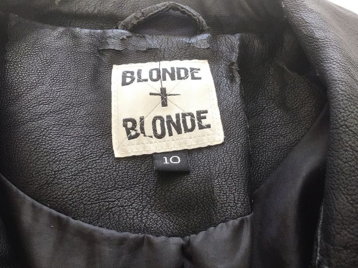 Faux leather jacket