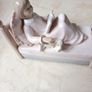 Vintage Leonardo  Collection  By Annie Rowe "Porcelain  Girl Reading  In Bed With Her Dog" Image 3