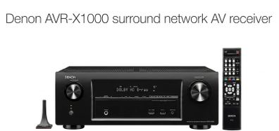 Denon AVR-X1000 surround network AV receiver