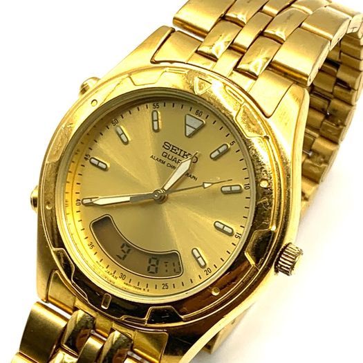 Vintage Seiko Ana-Digi Chronograph alarm Watch
