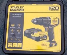 Stanley Fatmax V20 Brushless Hammer Drill Body Only with original case