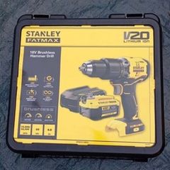Stanley Fatmax V20 Brushless Hammer Drill Body Only with original case
