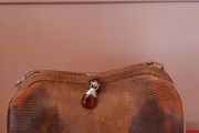 Vintage snakeskin handbag