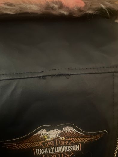 Dog Leather Style Biker Jacket