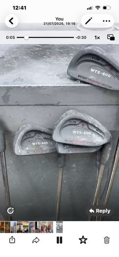 golf clubs and bag Free