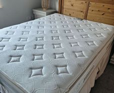 antique pine headboard for kingsize bed