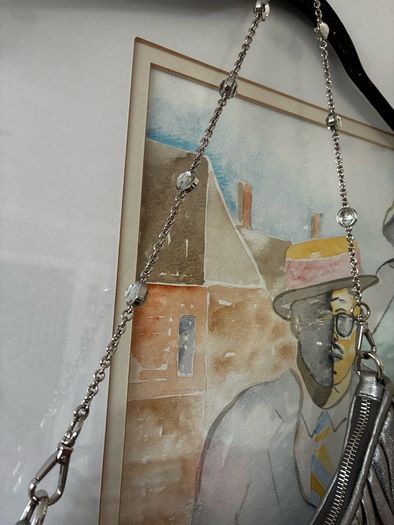 Miu miu crystal chain bag