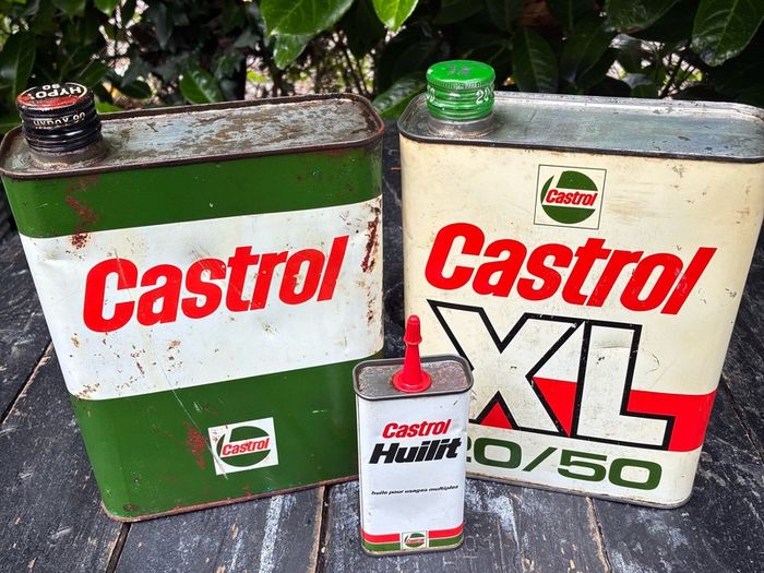 Castrol Oil Tin Collection