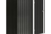 New. Outdoor, yard, patio, garden shed compact design dark grey (Free Delivery)