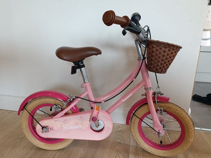 12" kids bike (pink)