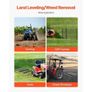 Drag Harrow, 4 x 5 ft Chain Harrow - Made from Q235 Steel, UTV Tractor Attachments for Landscape Leveling or Sod Prepping, Durable Harrow Rake Image 7