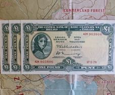 1 Pound Lady Lavery (3 in Sequence)