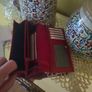 Vera Pelle Red Leather Purse / Brand New Image 3